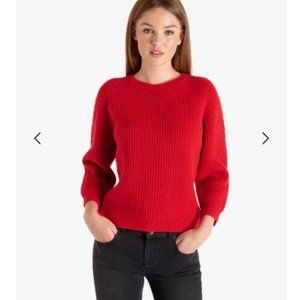 Ted Baker ODEDA Ribbed Wool Jumper Sweater Red - Size 0